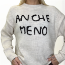 maglioncino con stampa in rilievo anche meno